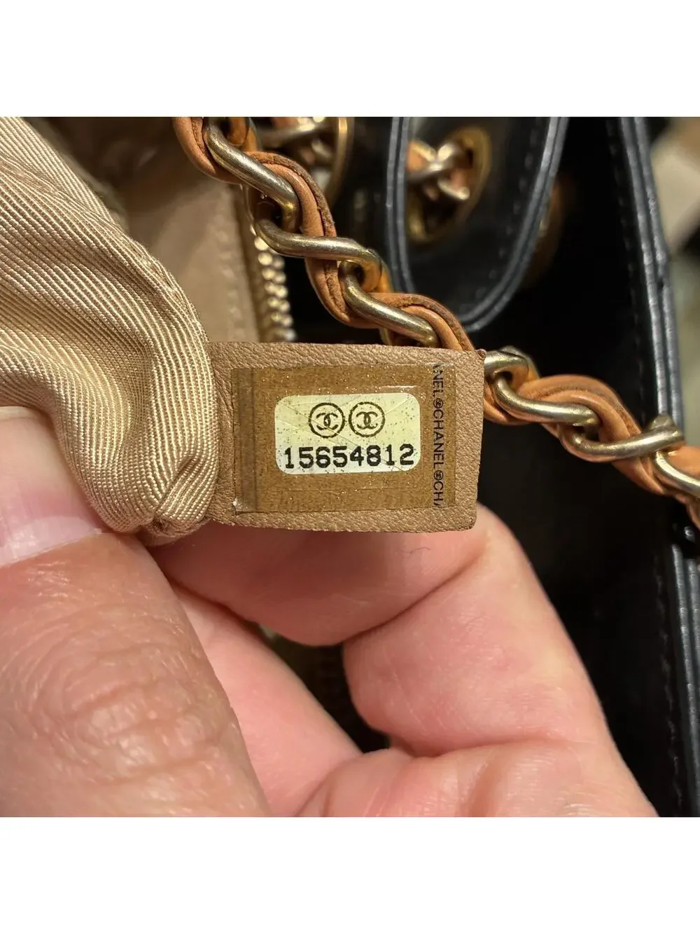 Chanel Gabrielle Tote Chevron Leather #242769C18B